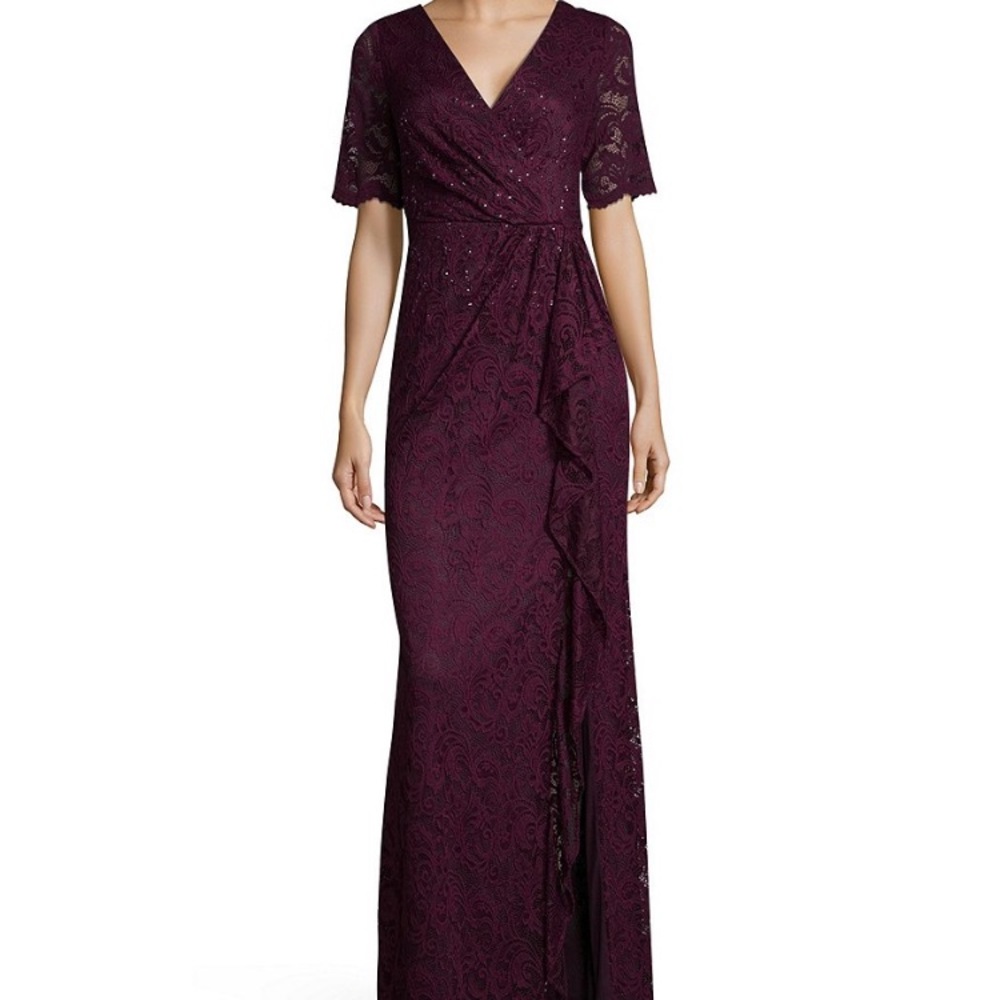 Adrianna Pappell floral wrapped dress